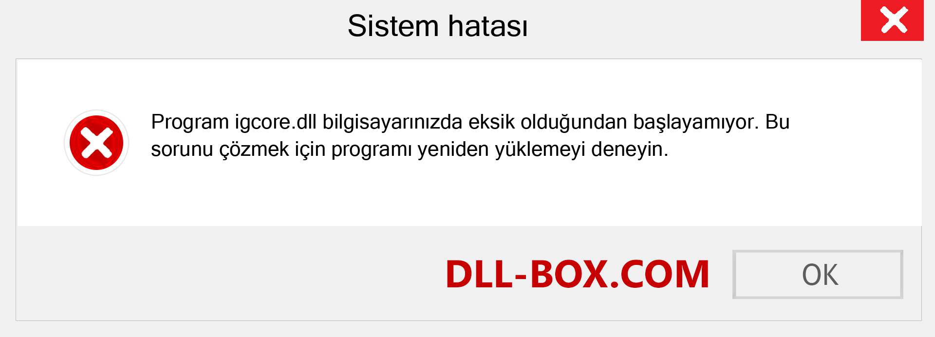 igcore.dll dosyası eksik mi? Windows 7, 8, 10 için İndirin - Windows'ta igcore dll Eksik Hatasını Düzeltin, fotoğraflar, resimler